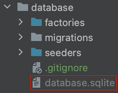 Bild 2: Neue SQLite Datenbank.